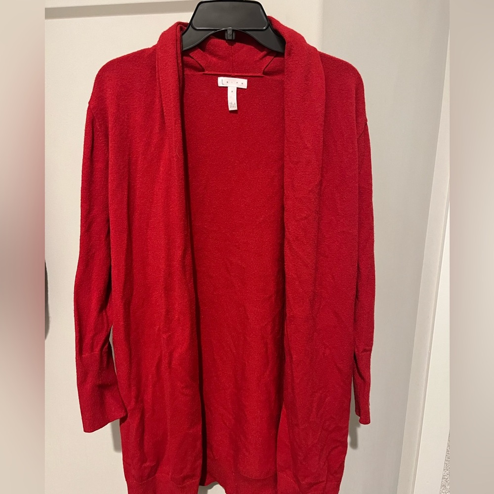Leith Red Cardigan